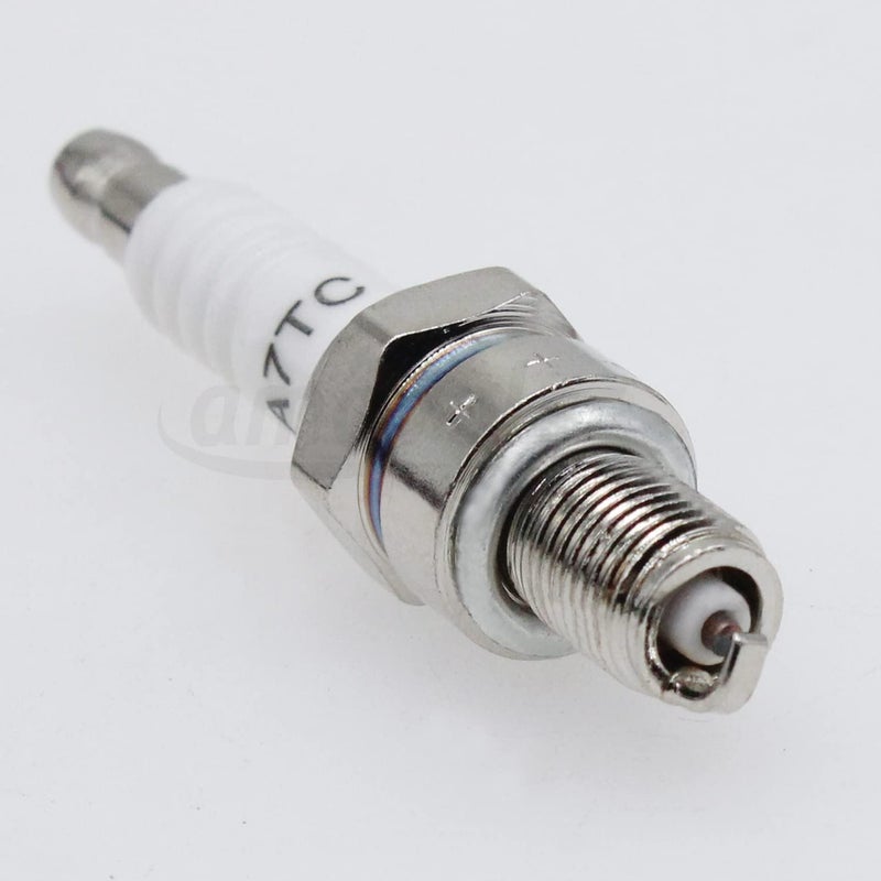 amavoler A7TC Spark Plug Fit for GY6 50 cc 70cc 90 cc 110cc 125 cc 150cc ATVs Dirt Bikes Go Karts Scooters Quad 4 Wheeler Pit Bike Dune Buggy Sandrail Moped Roketa Taotao Etc .(2 pcs) - Image 5